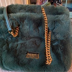 Kate Spade Faux Fur Bucket Bag